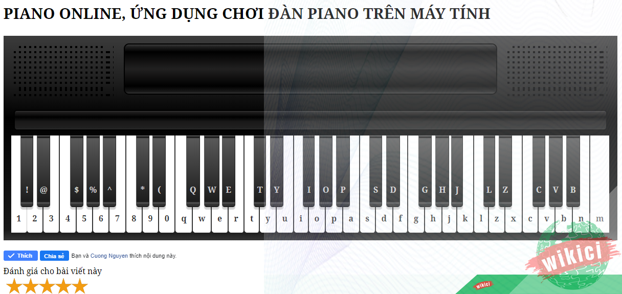 Piano Online Ng D Ng Ch I N Piano Tr N M Y T Nh