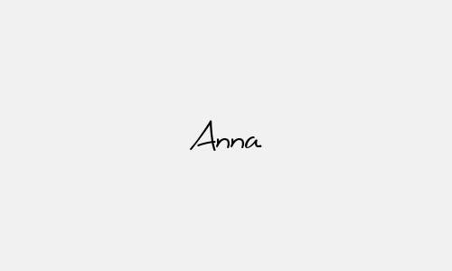 Chữ ký tên Anna