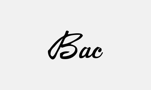 Chữ ký tên Bac
