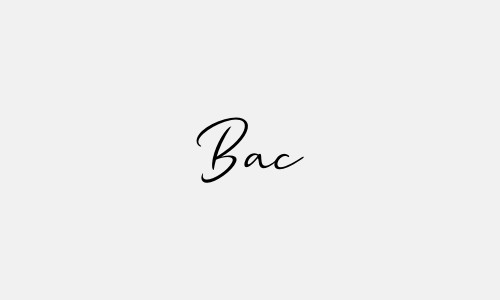 Chữ ký tên Bac