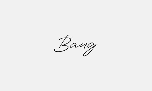 Chữ ký tên Bang