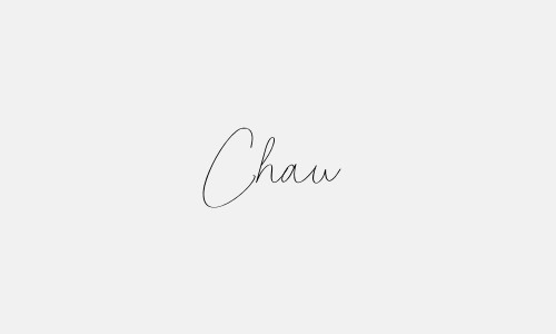 Chữ ký tên Chau 