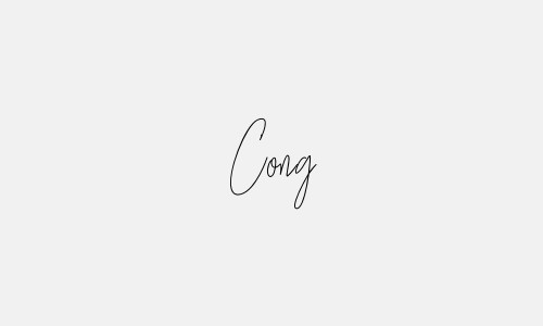 Chữ ký tên Cong