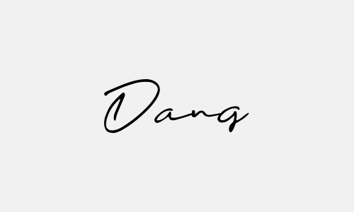 Chữ ký tên Dang