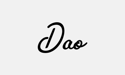 Chữ ký tên Dao