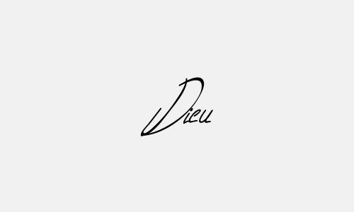 Chữ ký tên Dieu