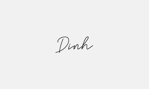 Chữ ký tên Dinh