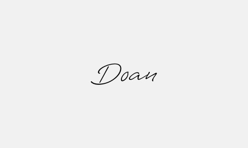 Chữ ký tên Doan