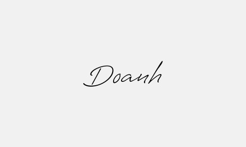 Chữ ký tên Doanh