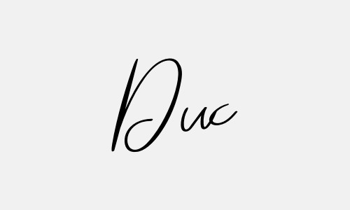 Chữ ký tên Duc