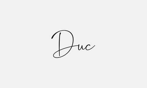Chữ ký tên Duc