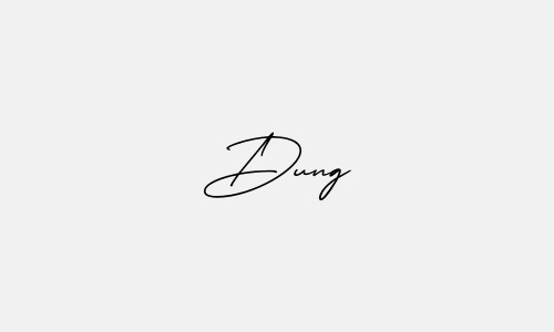 Chữ ký tên Dung