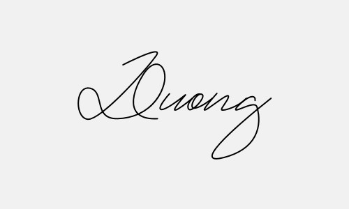 Chữ ký tên Duong