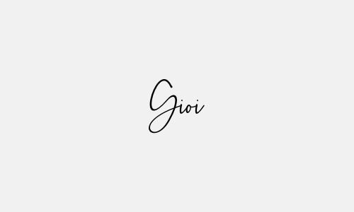 Chữ ký tên Gioi