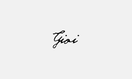 Chữ ký tên Gioi