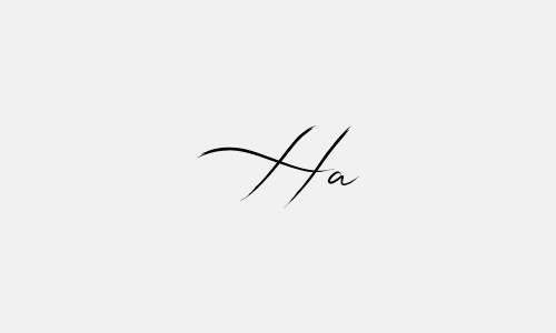 Chữ ký tên Ha