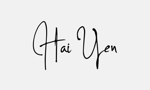 Chữ ký tên Hai Yen