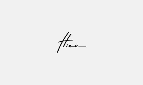 Chữ ký tên Hieu