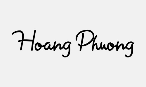 Chữ ký tên Hoang Phuong