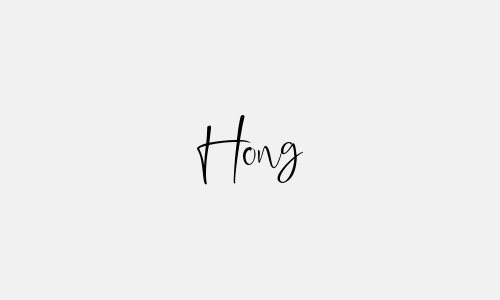 Chữ ký tên Hong