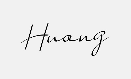 Chữ ký tên Huong