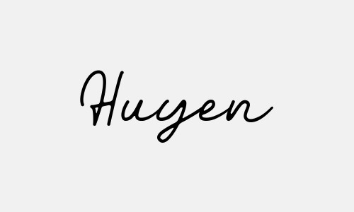 Chữ ký tên Huyen