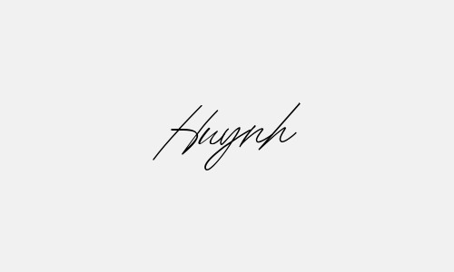 Chữ ký tên Huynh