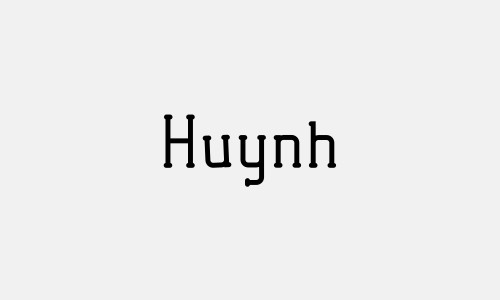 Chữ ký tên Huynh