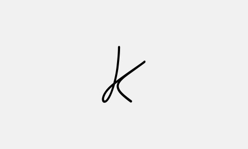 Chữ ký tên K