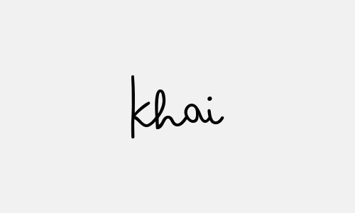 Chữ ký tên Khai