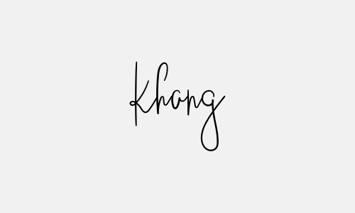 Chữ ký tên Khang