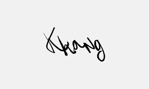 Chữ ký tên Khang