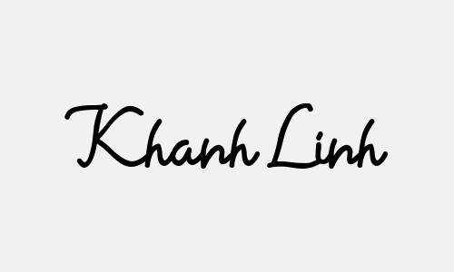 Chữ ký tên Khanh Linh