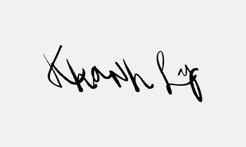 Chữ ký tên Khanh Ly