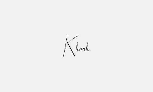 Chữ ký tên Khanh