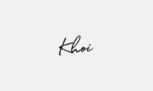 Chữ ký tên Khoi