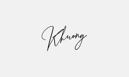 Chữ ký tên Khuong