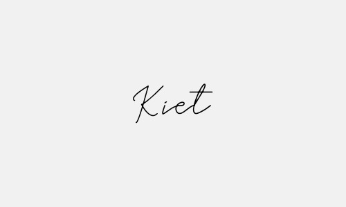 Chữ ký tên Kiet