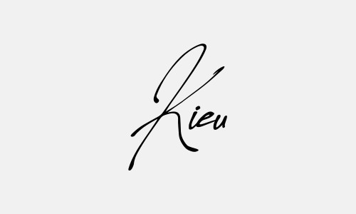 Chữ ký tên Kieu