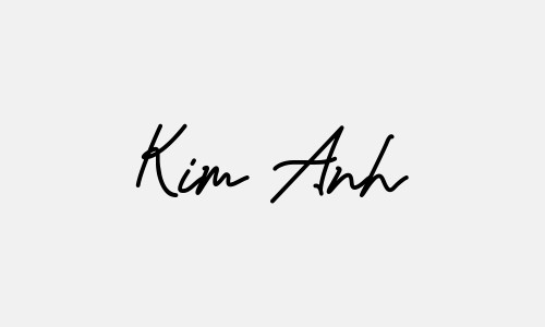 Chữ ký tên Kim Anh