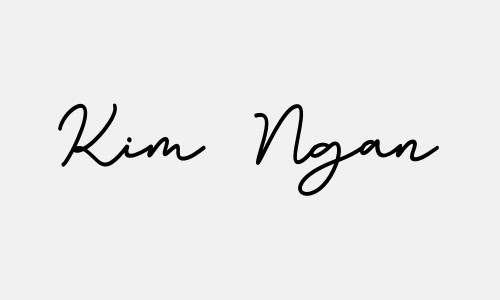 Chữ ký tên Kim Ngan