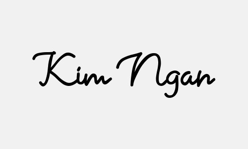 Chữ ký tên Kim Ngan