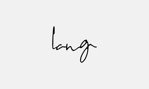 Chữ ký tên Lang