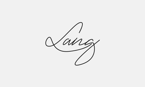 Chữ ký tên Lang