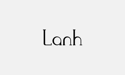 Chữ ký tên Lanh