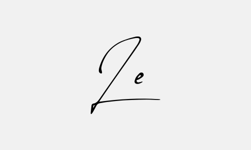 Chữ ký tên Le