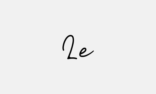 Chữ ký tên Le