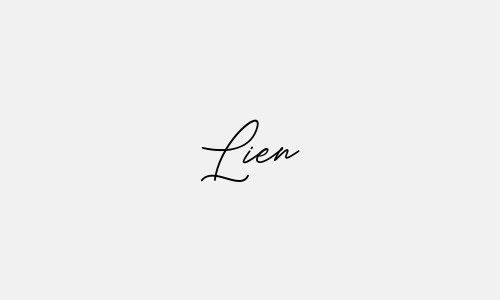 Chữ ký tên Lien