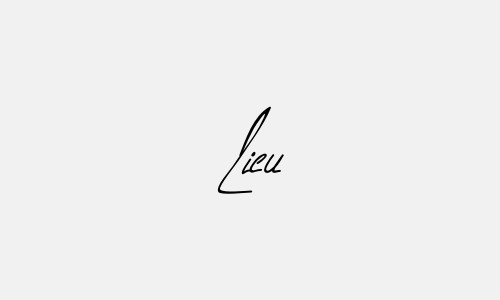 Chữ ký tên Lieu