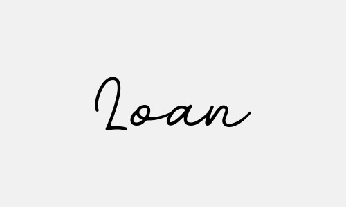 Chữ ký tên Loan